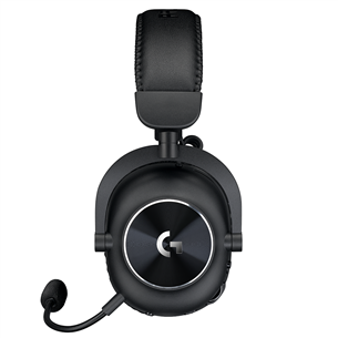 Logitech G PRO X 2, must - Juhtmevaba peakomplekt