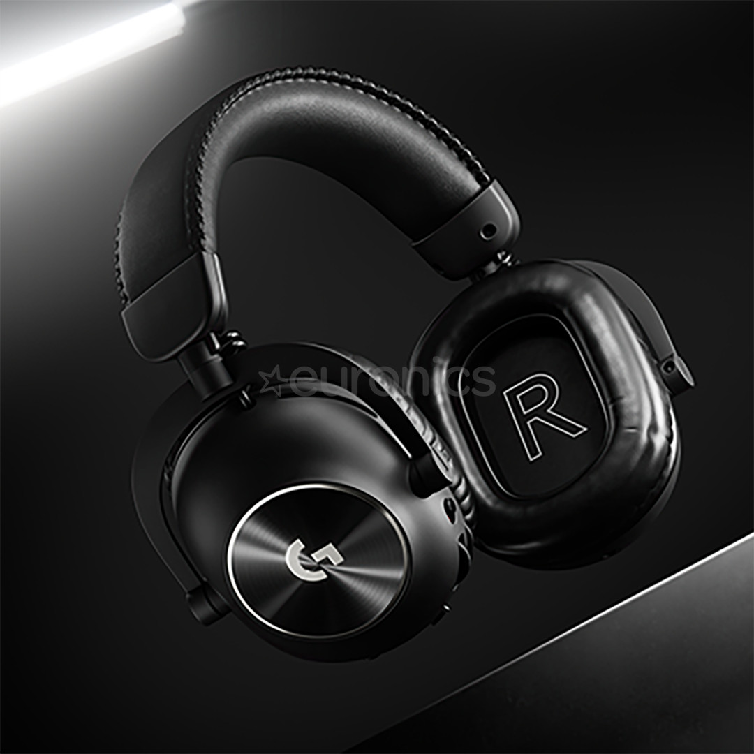 Logitech G PRO X 2, must - Juhtmevaba peakomplekt