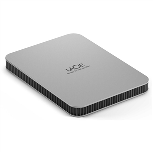 LaCie Mobile Drive, USB-C, 2 TB, hall - Väline kõvaketas