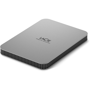 LaCie Mobile Drive, USB-C, 2 TB, hall - Väline kõvaketas