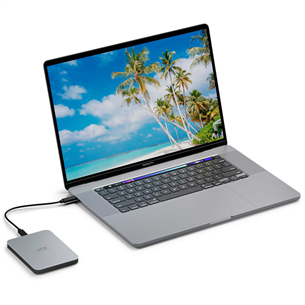 LaCie Mobile Drive, USB-C, 2 ТБ, серый - Внешний жесткий диск