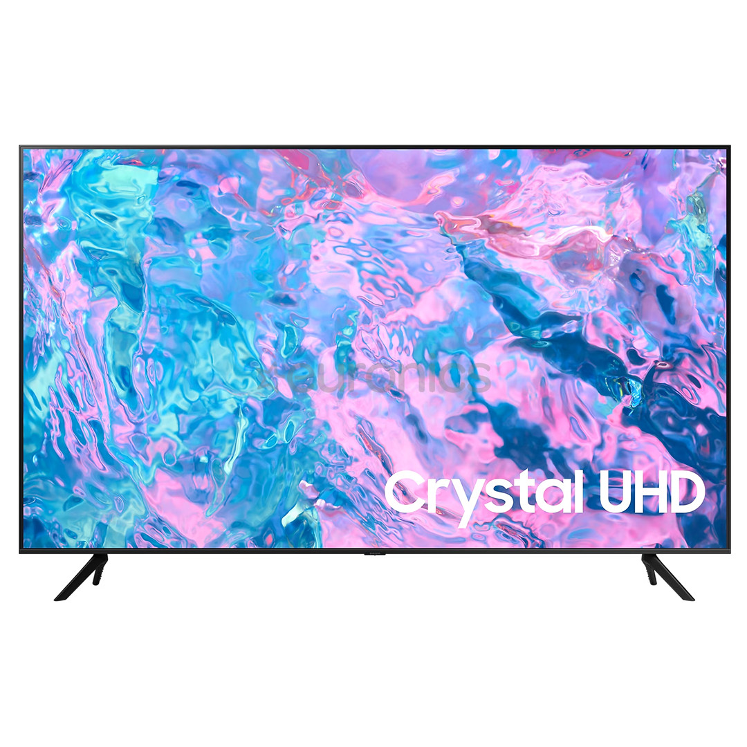 Samsung Crystal CU7000, 75'', Ultra HD, LED LCD, feet stand, black - TV