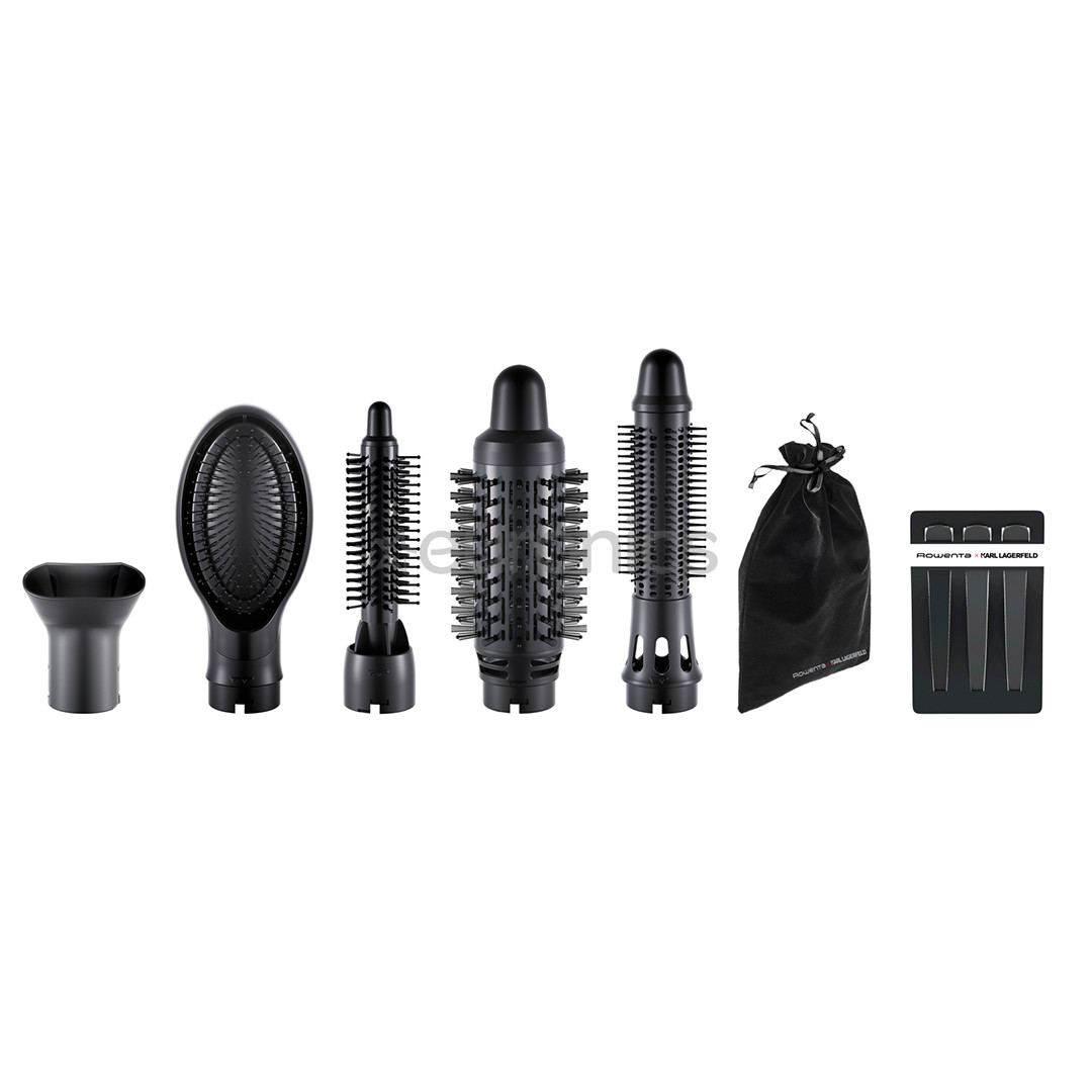 Rowenta x Karl Lagerfeld Express Style, 800 W, black - Hot air brush