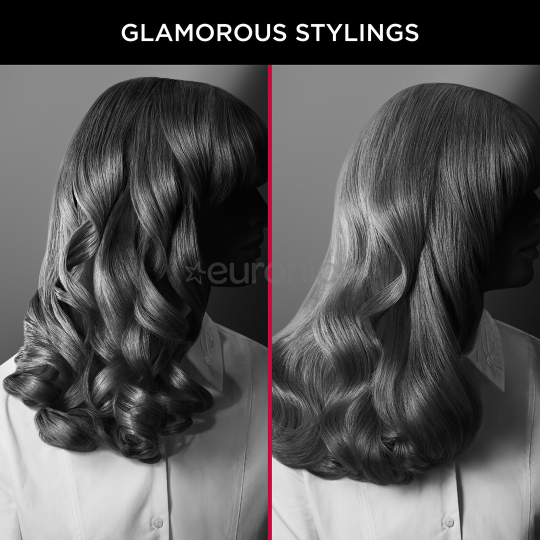 Rowenta x Karl Lagerfeld Express Style, 800 W, black - Hot air brush