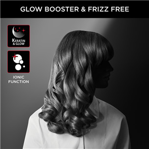 Rowenta x Karl Lagerfeld Express Style, 800 W, black - Hot air brush