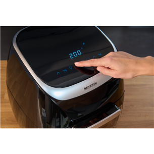 Severin, 11 L, 2000 W, black - Hot air fryer