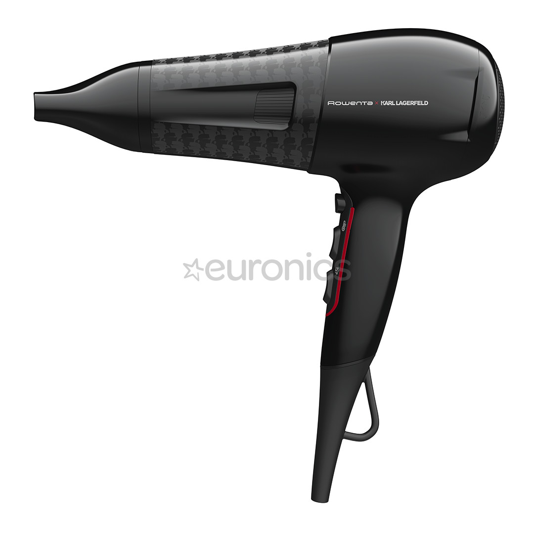 Rowenta x Karl Lagerfeld Powerline, 2100 Вт, черный - Фен