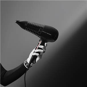 Rowenta x Karl Lagerfeld Powerline, 2100 W, black - Hairdryer