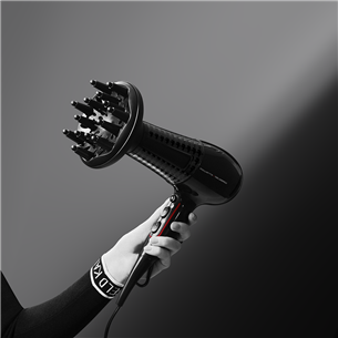 Rowenta x Karl Lagerfeld Powerline, 2100 W, black - Hairdryer