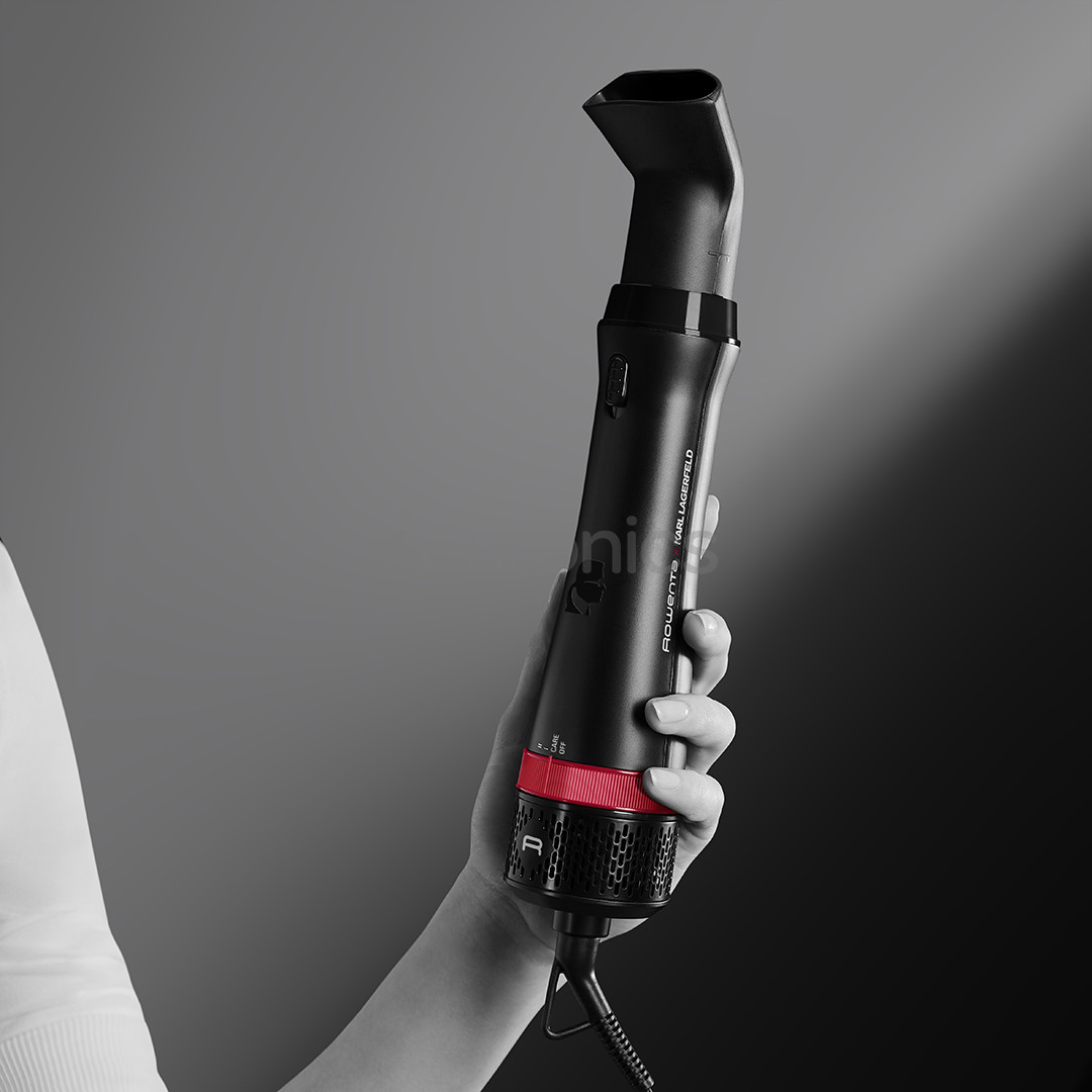 Rowenta x Karl Lagerfeld Express Style, 800 W, black - Hot air brush