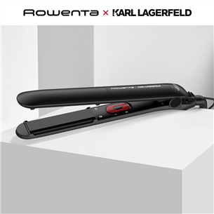 Rowenta x Karl Lagerfeld Easyliss, черный - Щипцы для выпрямления волос