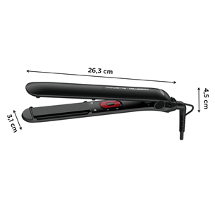 Rowenta x Karl Lagerfeld Easyliss, black - Straightner