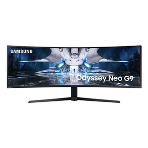 Samsung Odyssey Neo G9, 49'', DQHD, 240 Hz, Mini LED, curved, white - Monitor LS49AG950NPXEN