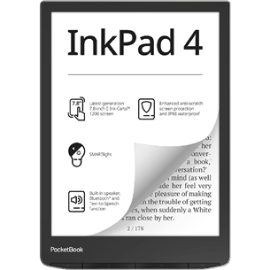 PocketBook InkPad 4, 7,8'', 32 ГБ, черный - Электронная книга