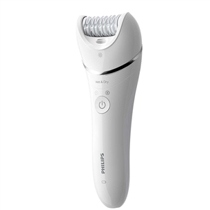 Philips Epilator Series 8000, märg- ja kuivkasutus, valge - Epilaator