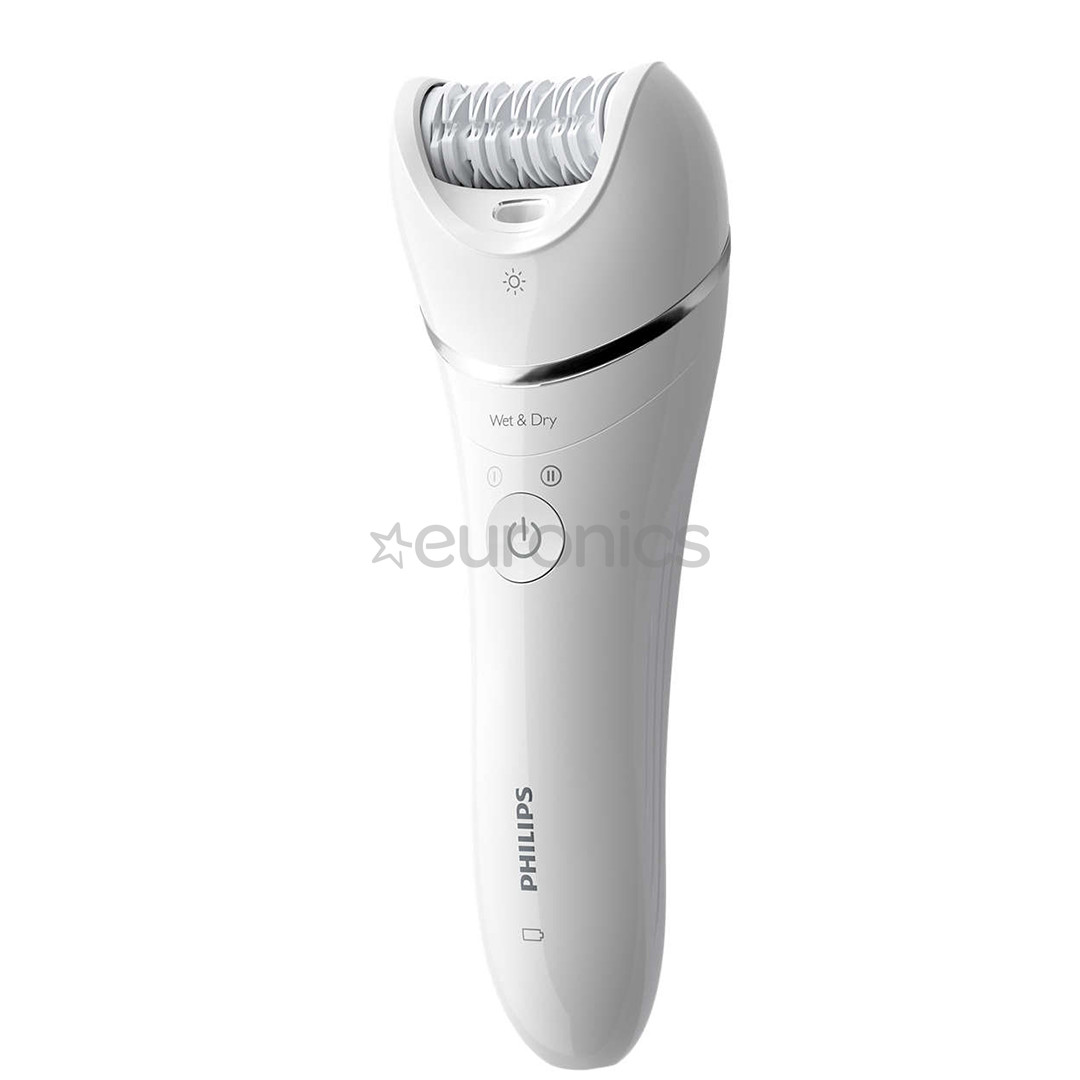 Philips Epilator Series 8000, Wet & Dry, white - Epilator