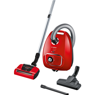 Bosch, Series 4, ProAnimal, 600 W  bagged, red - Vaccuum cleaner