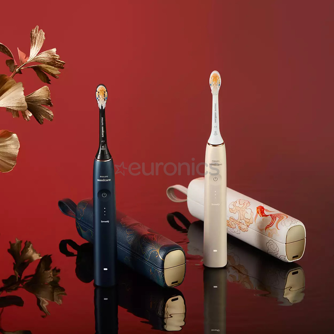 Philips Sonicare 9900 Prestige SenseIQ, blue - Electric toothbrush + travel case