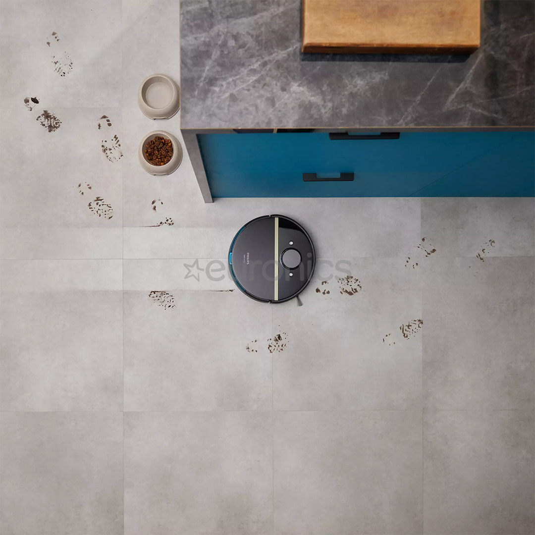 Philips HomeRun 7000 Series Aqua, сухая и влажная уборка, черный - Робот-пылесос