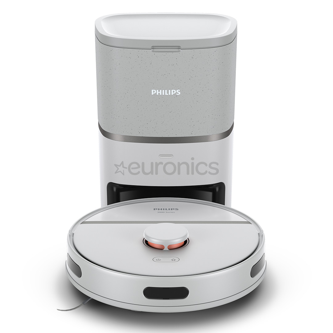 Philips HomeRun 3000 Aqua, сухая и влажная уборка, белый - Робот-пылесос