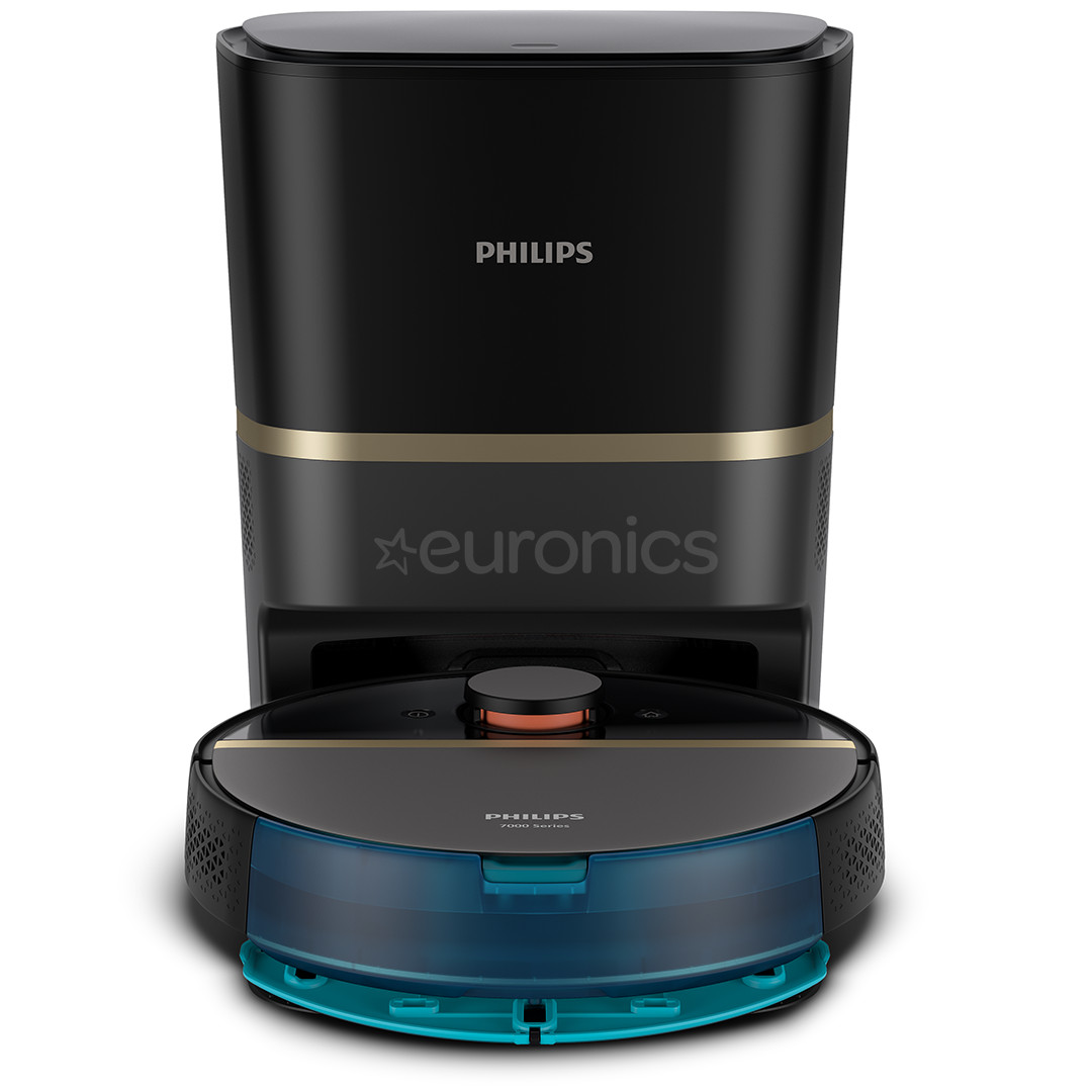 Philips HomeRun 7000 Series Aqua, сухая и влажная уборка, черный - Робот-пылесос