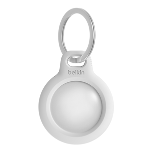Belkin Secure Holder with Key Ring for AirTag, white - Holder F8W973BTWHT
