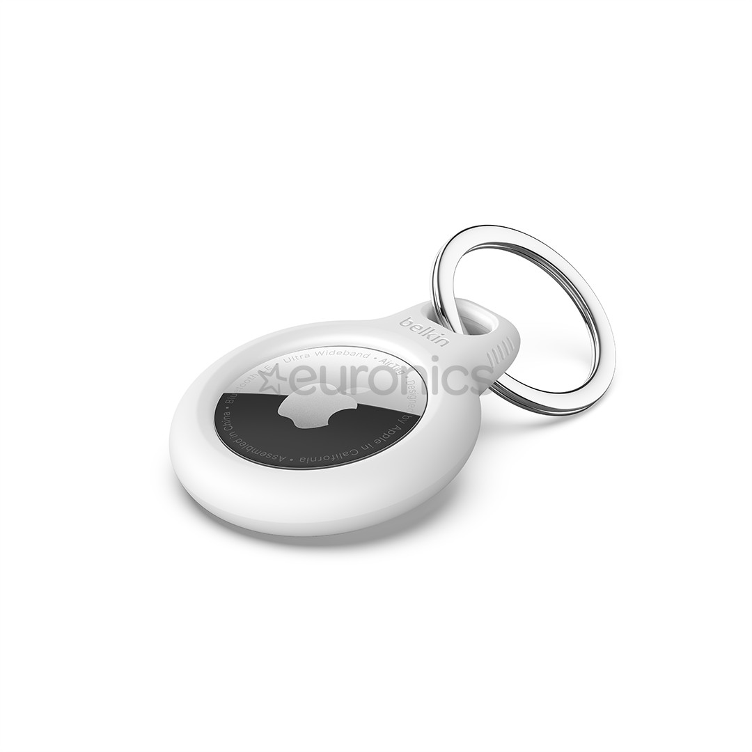Belkin Secure Holder with Key Ring for AirTag, white - Holder