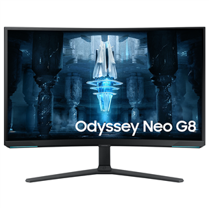 Samsung Odyssey Neo G8 G85NB, 32'', Ultra HD, 240 Hz, Mini LED, nõgus, valge - Monitor LS32BG850NPXEN