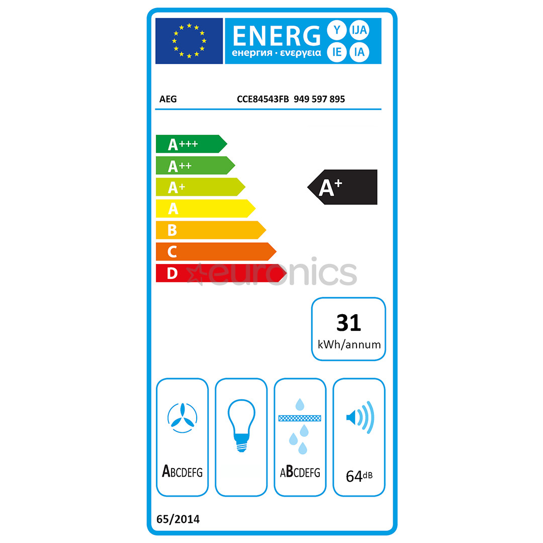 AEG 6000 Bridge, 80 см, черный - Интегрируемая индукционная варочная панель с вытяжкой