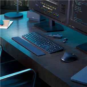 Logitech MX Keys S Combo, US, черный - Беспроводная клавиатура и мышь