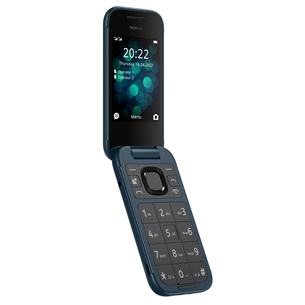 Nokia 2660 Flip, sinine - Mobiiltelefon 1GF011GPG1A02