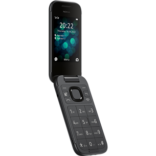 Nokia 2660 Flip, must - Mobiiltelefon 1GF011GPA1A01