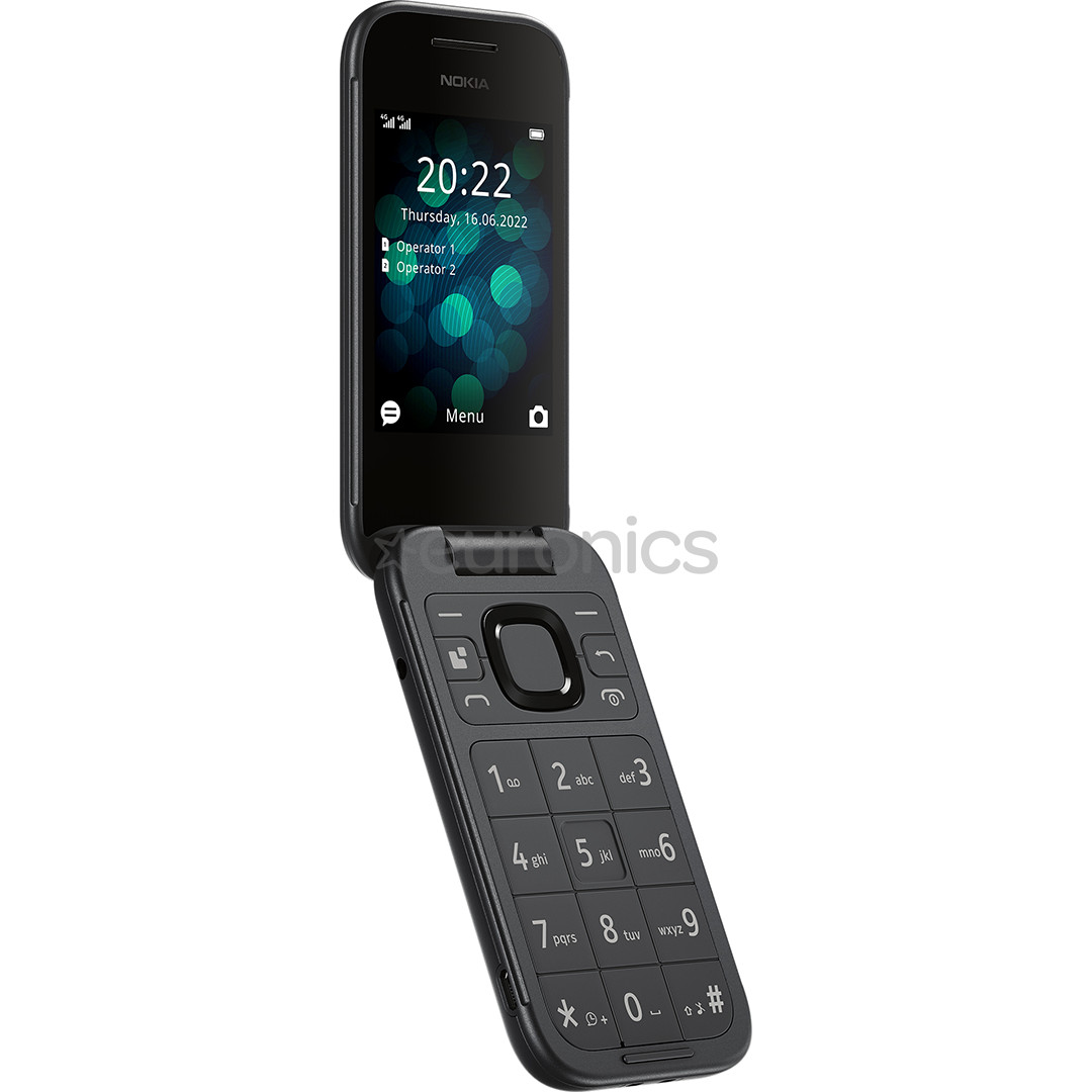 Nokia 2660 Flip, must - Mobiiltelefon