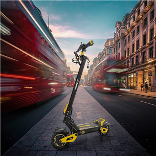 VSETT 10+ Street, 2WD, black/yellow - Electric scooter