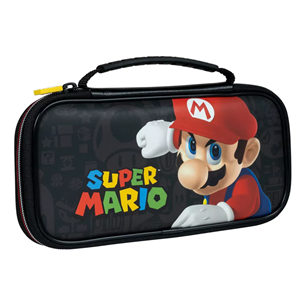 Bigben Nintendo Switch Game Traveler Deluxe Travel Case, Super Mario, must - Reisiümbris
