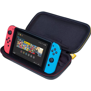 Bigben Nintendo Switch Game Traveler Deluxe Travel Case, Super Mario, black - Travel Case