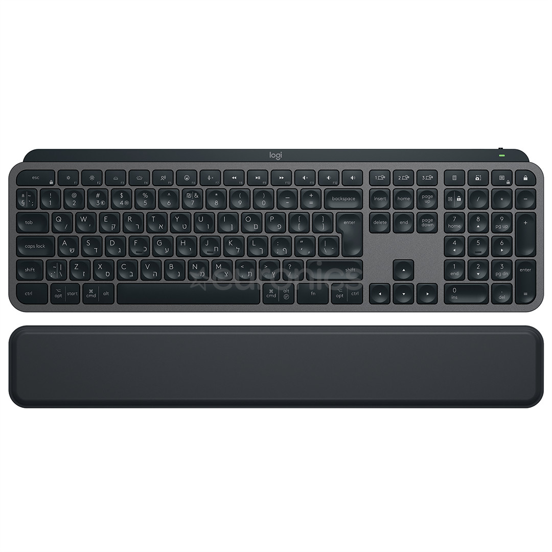 Logitech MX Keys S Plus, US, black - Wireless keyboard