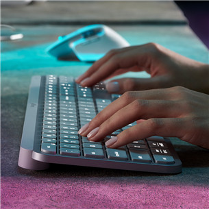Logitech MX Keys S, US, hall - Juhtmevaba klaviatuur