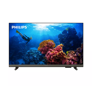 Philips PHS6808, 24", LED LCD, HD, боковые ножки, серый - Телевизор