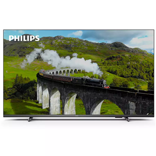 Philips 7608, 65", Ultra HD, LED LCD, боковые ножки, серый - Телевизор