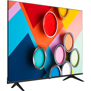 Hisense A6K, 75'', Ultra HD, LED LCD, feet stand, black - TV