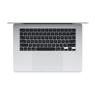 Apple MacBook Air 15" (2023), M2 8C/10C, 8 GB, 256 GB, ENG, hõbedane - Sülearvuti