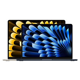 Apple MacBook Air 15" (2023), M2 8C/10C, 8 GB, 256 GB, ENG, kosmosehall - Sülearvuti