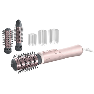 Philips Airstyler 7000 Series, 1000 Вт, розовый - Вращающаяся фен-щетка BHA735/00