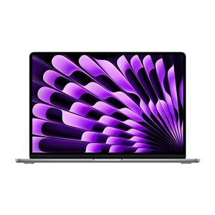 Apple MacBook Air 15" (2023), M2 8C/10C, 8 GB, 256 GB, SWE, kosmosehall - Sülearvuti MQKP3KS/A