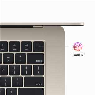 Apple MacBook Air 15" (2023), M2 8C/10C, 8 GB, 256 GB, ENG, kuldne - Sülearvuti