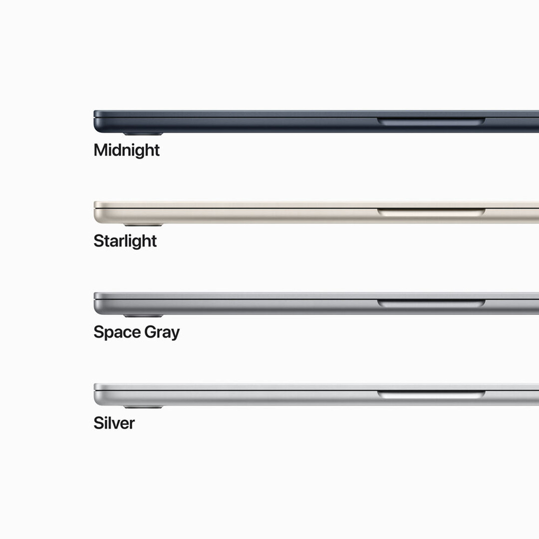 Apple MacBook Air 15" (2023), M2 8C/10C, 8 GB, 256 GB, ENG, kuldne - Sülearvuti