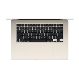 Apple MacBook Air 15" (2023), M2 8C/10C, 8 GB, 256 GB, RUS, kuldne - Sülearvuti