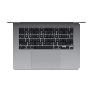 Apple MacBook Air 15" (2023), M2 8C/10C, 8 GB, 512 GB, SWE, kosmosehall - Sülearvuti