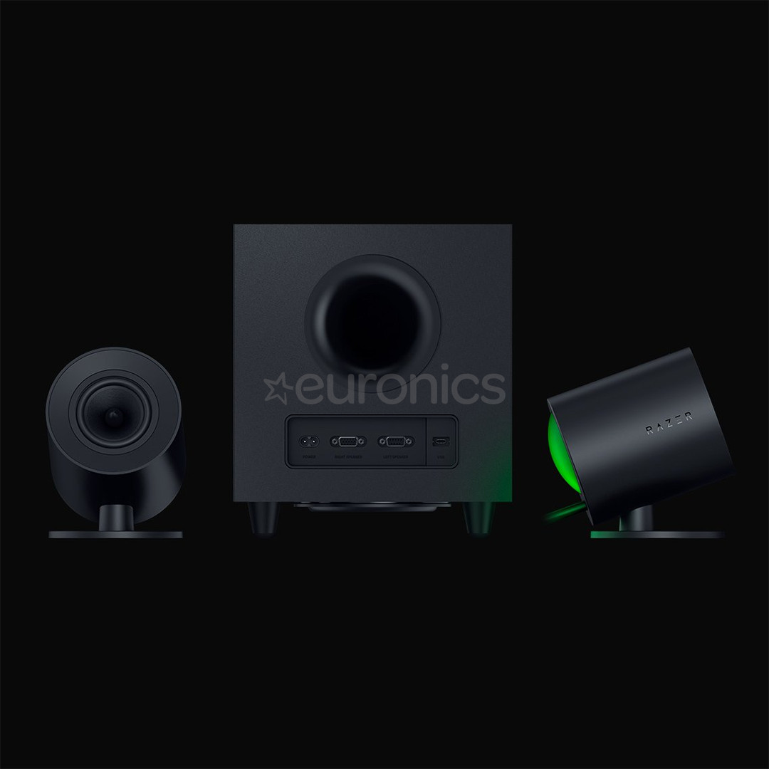 Razer Nommo V2, 2.1, must - Arvutikõlarid